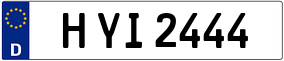 Truck License Plate